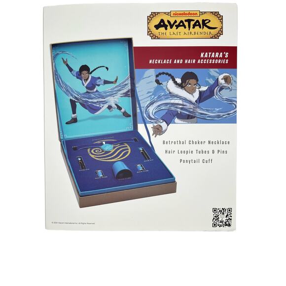 RARE SEALED Avatar: The Last Airbender Katara Water Tribe Betrothal Necklace Set - Picture 2 of 16